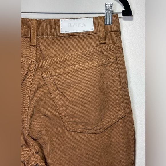 RE/DONE Jeans Women’s Size 26 70s Corduroy Loose Flare in Ginger Corduroy - Picture 10 of 15